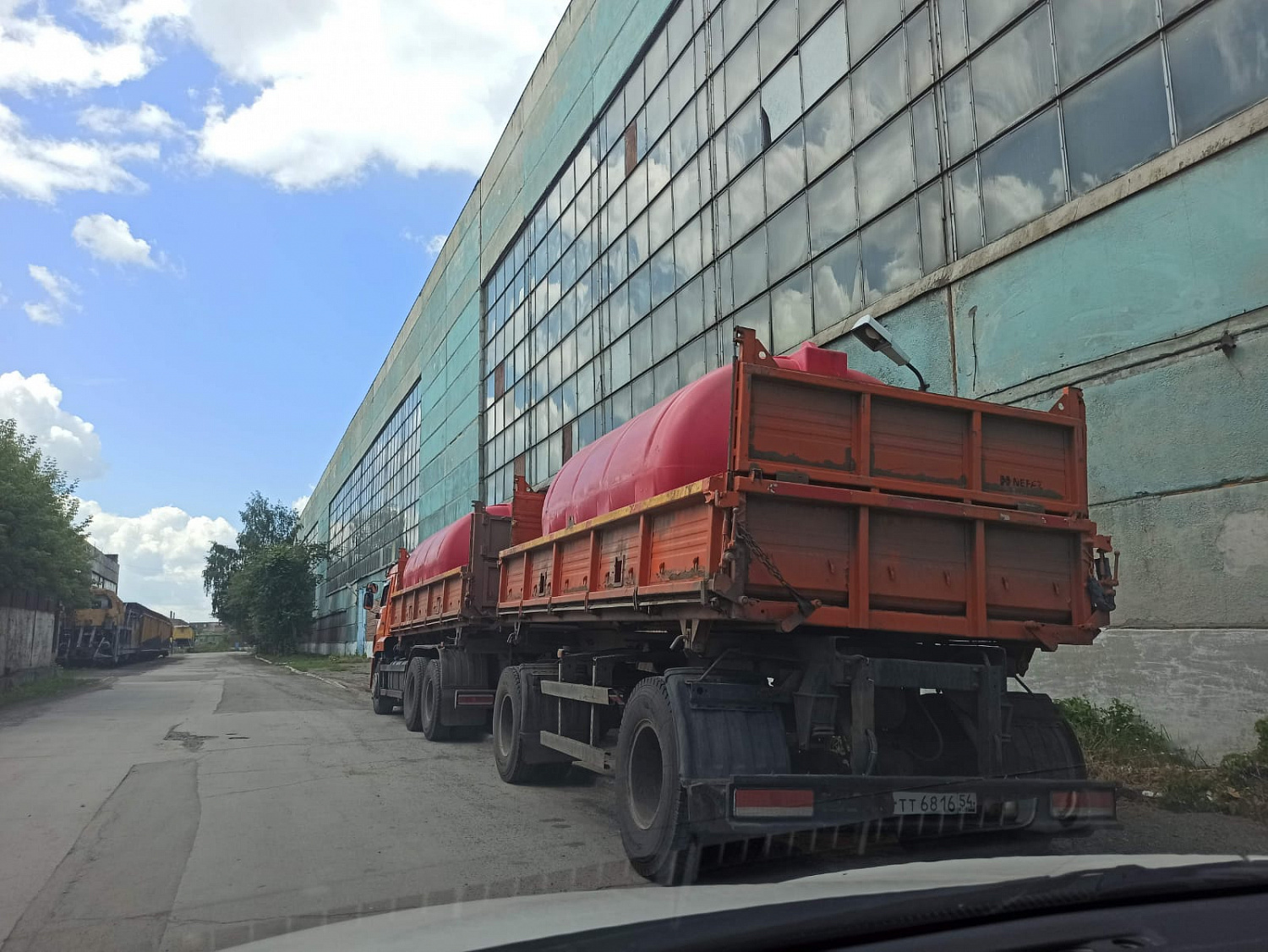 Емкость горизонтальная 10000л Усиленная
